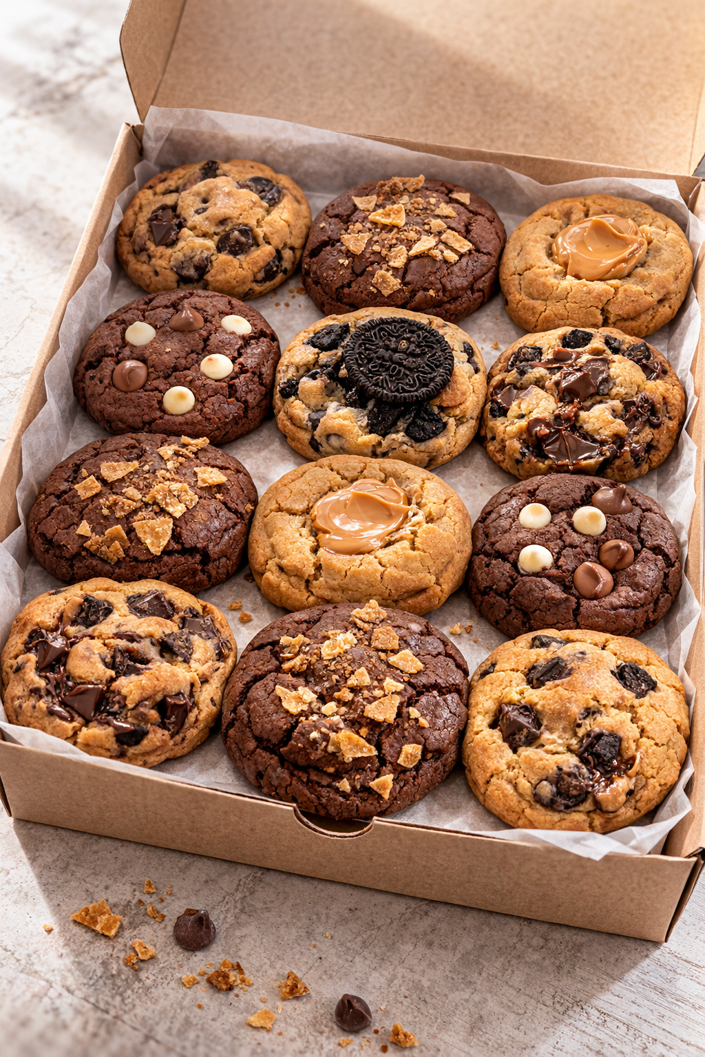 Box Gourmande de 12 cookies