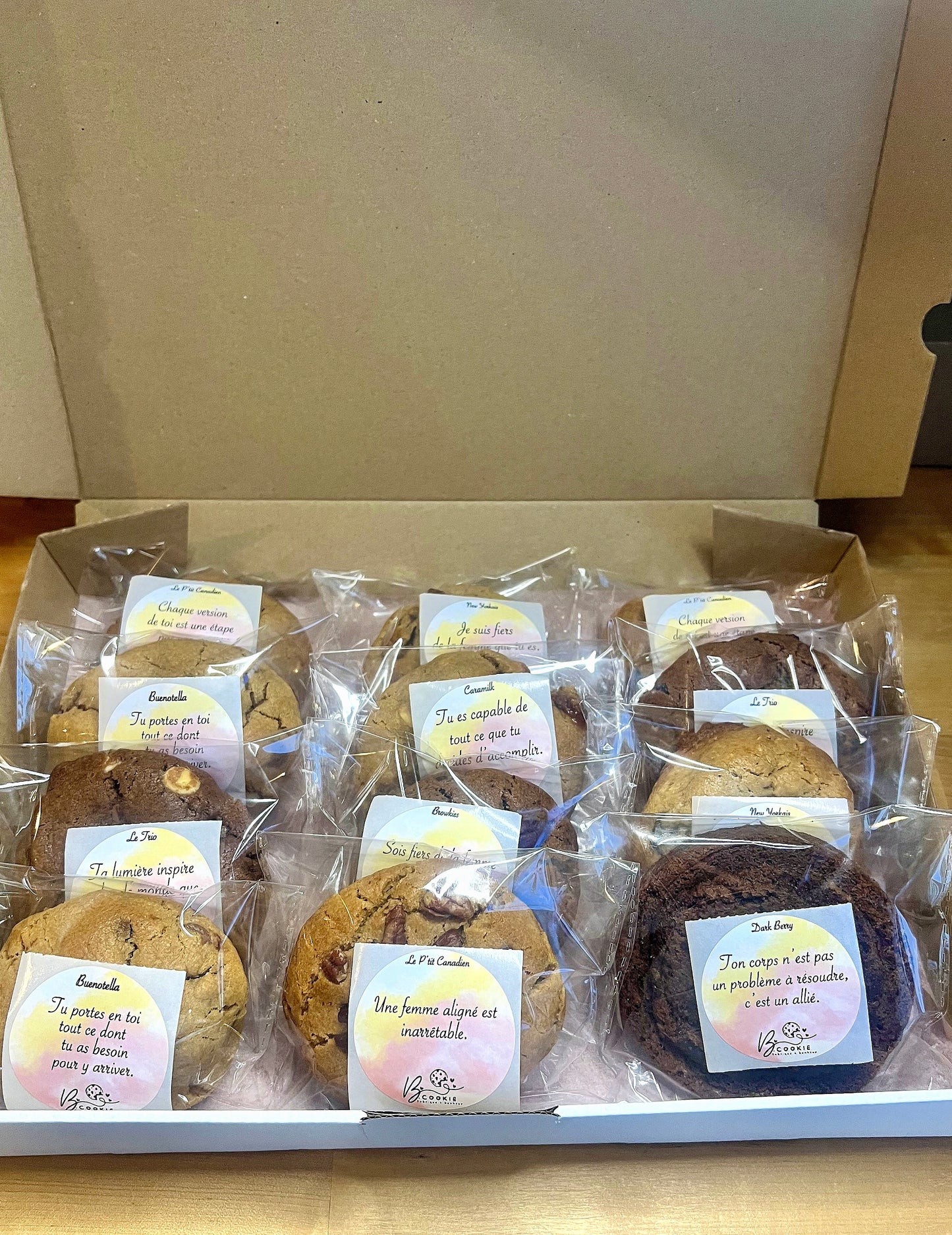 Box Gourmande de 12 cookies