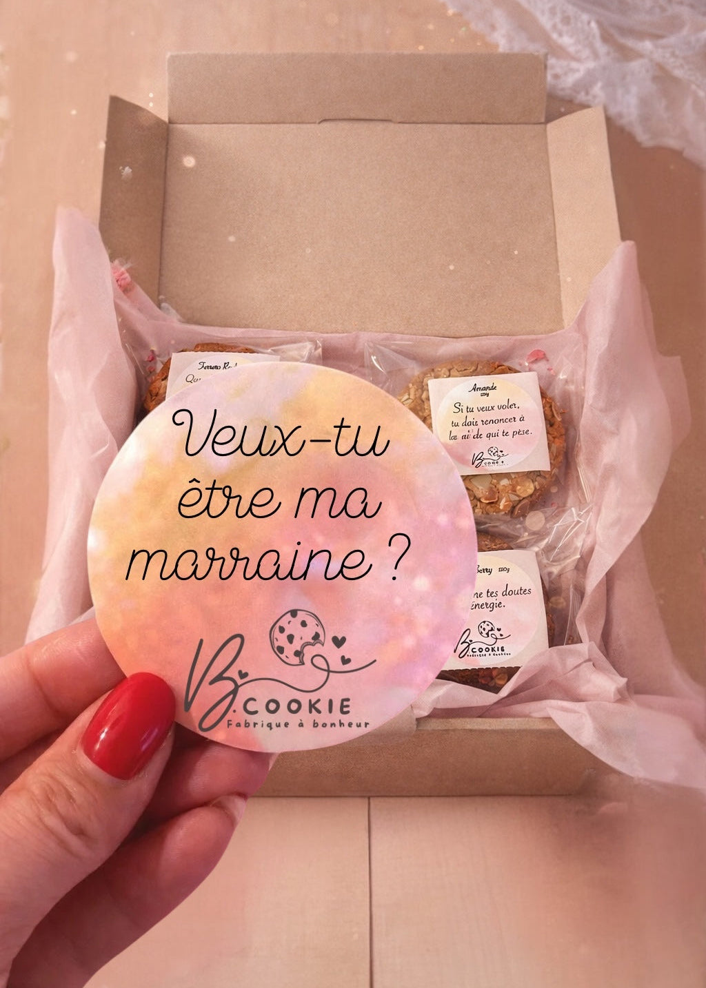 Aimant personnalisé avec message pour réfrigérateur